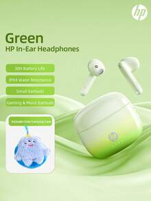 HP Wireless Earbuds, True Wireless Noise Cancelling Earphones, Compatible With Apple, Android And Other Devices, Comes With Charging Case, Suitable For Spring, Summer, Autumn And Winter, Also An Excellent Christmas Gift - H10J+ Headphone Storage Bag - View 4