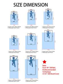 2件套儿童卡通动物园图案被套套装，涤纶材质，数码印花，柔软双面可用，适合青少年男孩女孩，四季皆宜，带拉链夹。 - 彩色 - 查看 5