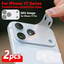 ZYONS 2pcs 9H Nano Glass Matte Lens Base Protector Compatible With Iphone 17 Pro Max/Pro/Air/17 – Anti-Fingerprint/Anti-Glare/Anti-Scratch, Precision Cut, Bubble-Free, Easy Install, Case-Friendly, Wireless Charging Compatible, Anti-Yellowing, HD Clear, Durable Minimalist Camera Guard. - 2pcs - View 14