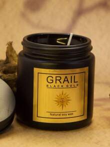 哑光黑色大号香氛蜡烛，无烟大豆蜡磨砂玻璃杯，男女皆宜的创意香氛蜡烛礼品，适用于餐厅、卧室、浴室、书房、圣诞节、感恩节、平安夜、母亲节、生日等场合。 - 彩色 - 查看 12