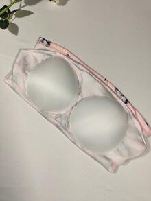 Versatile U-Neck Pink Sexy Lace Patchwork Camisole, Fitted Breathable Outer/Inner Wear Racerback Casual Tank Top With Chest Pads - Pink - View 11