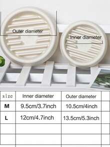 2pcs Thickened Drainage Tray Flower Pot Bottom Mat, Breathable Anti-Rot Pad For Potted Plants And Succulents - Multicolor - View 2