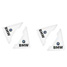 2/4 Uds cubierta de esquina de puerta de coche Protector de parachoques antiarañazos para 1 2 3 4 5 6 Series X1 X3 X4 X5 F10 F15 F20 F30 E36 E46 HAVK - 2 piezas-Negro-M - Ver 19