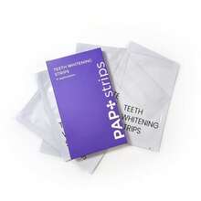 PAP+ Dry Teeth Whitening Strips No Gel Residue Sensitivity-Free Formula Enamel  Mint Fresh Whitener For Coffee Tea Stains Removal 14 Treatments - 打條 - 查看 2