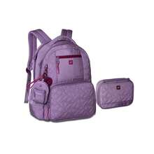 Kit Mochila Costas e Estojo Alice Palucci - Roxo - Visão 1