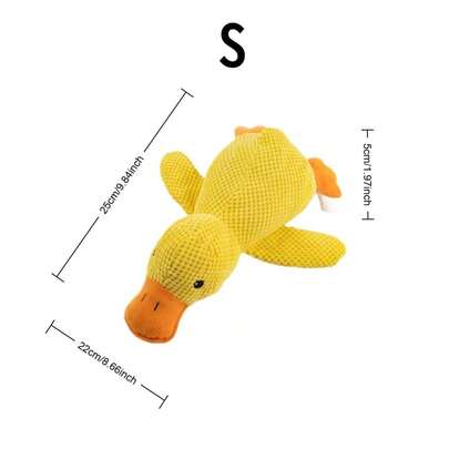 Durable Squeaky Chew Toy For Dogs, Plush Indoor Toy Suitable For All Breeds