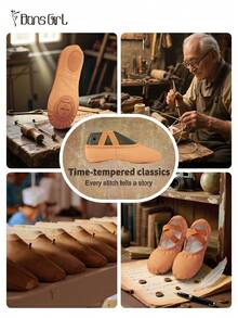 DonsGirl 1 Pair High Elasticity Tight-Fitting Professional Ballet Shoes, Also Suitable For Modern Dance, Classical Dance And Yoga - Mocha Brown - View 11