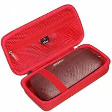Mchoi - Funda rígida para altavoz portátil Bose SoundLink Flex de 2ª generación/Bose SoundLink Flex Bluetooth solo funda gris - Rojo - - Ver 2
