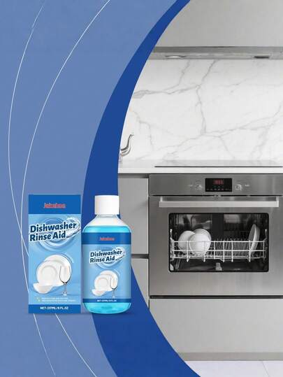 jakehoe Detergente para lavavajillas - Limpiador de lavavajillas doméstico para eliminar manchas, grasa, limpiar platos, utensilios y hacerlos brillar