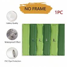 1幅绿色抽象油画，绿色高尔夫球场帆布墙画，绿色纹理墙画，高尔夫球场主题，送给高尔夫爱好者的礼物，无框 - 抽象A款 - 查看 8