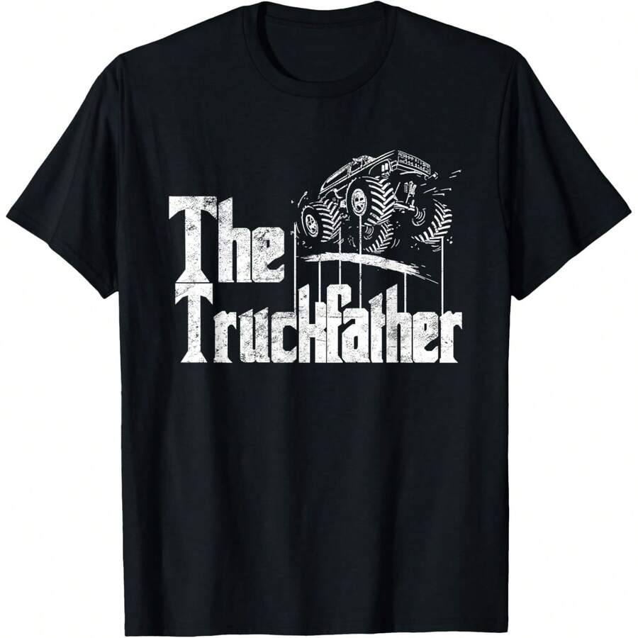 Monster Truck Jam Truckfather - Funny Dad Father UTE Pickup T-Shirt - Nhiều màu - Xem 1
