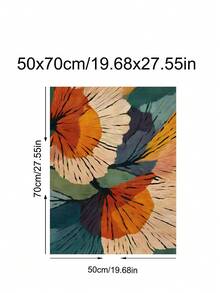 抽象花卉墙画，现代植物艺术作品，适用于卧室、客厅、办公室、浴室装饰，是送给朋友的理想礼物，可用于墙面装饰、家居装饰、房间装饰，帆布墙画，海报，带框墙画，可选配画框 - B - 查看 12