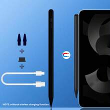 FCV 适用于 iPad（2018 年及之后机型）的触控笔，支持防误触和倾斜功能，USB-C 快速充电，兼容 iPad 6-10、iPad Pro 11/12.9 英寸/M4、iPad Air 3/4/5/6、iPad Mini 5/6。[内置 90 mAh 锂电池，不具备磁吸充电功能] - 彩色 - 查看 13