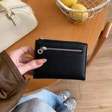 Minimalist Japanese Style Bifold Wallet, Multifunctional Clutch Purse, Unisex Card Holder & Coin Pouch - Multicolor - View 3