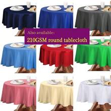 Obstal 210GSM Rectangle Table Cloth, Water Resistance Microfiber Tablecloth, Decorative Fabric Table Cover For Outdoor And Indoor Use (Black,60 X 60 Inch) - Hijau Kehitaman - View 8