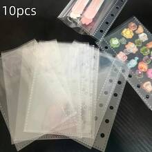 Bìa đựng tài liệu rời trong suốt tối giản A7. Thiết kế khóa đôi, bìa mềm trong suốt, bìa đựng tài liệu rời, trang bên trong có thể thay thế, bộ sổ tay rời, nhật ký, tem, hộp đựng dụng cụ chăm sóc móng, sổ tay, sổ kế hoạch, hộp đựng thẻ, hộp đựng thẻ giao dịch, hộp đựng ảnh, album, sổ kế hoạch ngân sách, nhật ký, hộp đựng ảnh, bìa đựng tài liệu rời có thể thay thế, bìa dán tài liệu rời, có thể dùng làm bộ sổ tay rời tự làm, sách dán, sách dán 3D trong suốt, đồ dùng văn phòng, đồ dùng học tập. - A7 - Xem 18