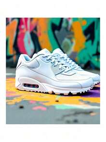 90 Men's Comfortable Casual Sports Shoes - 白色 - 查看 4