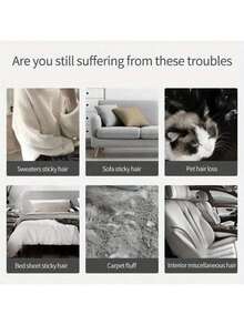 1pc, Reusable Lint Brush, Double-Sided Hair Removal Brush, Manual Electrostatic Sticky Lint Hair Dust Brush, Carpet Hair Remover Brush For Clothing, Sofa, Furniture, Bedding, Cleaning Tool, Vacuum Cleaner Attachment And Brush Plush Party Autumn Fall - A - View 9