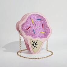 Bolso bandolera versátil y moderno para mujer, un bolso con forma de helado único y bonito. - Rosa - Ver 9