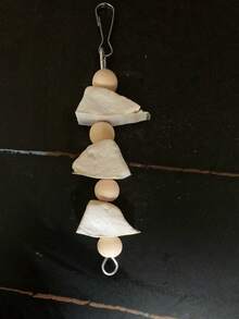 Palo grande de hueso de jibia, suplemento de calcio para masticar y desgastar los dientes para aves de mascota - Multicolor - Ver 8