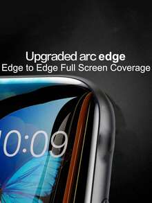 2pcs 7 6 SE 5 4 8 9 Screen Protector 40mm 41mm 42mm 44mm 45mm 38mm, Anti-Scratch, Curved Edge Design, Smartwatch Protective Film - Clear - View 7