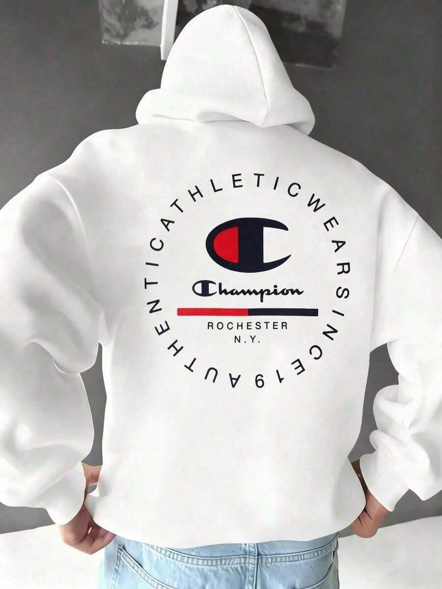 New Autumn/Winter 2025, Stylish Crewneck Sweatshirt And Cap For Men, Casual And Warm, Pocket And Bodice Design, Perfect For Daily Casual Trips In Autumn/Winter, Christmas Dress For Day Of The Dead, Comfortable And Washable Fabric, Sports Hoodie To Send To Friends, Husband, Boyfriend, Men's Sweatshirt, Christmas Clothing, Family Christmas Pajamas, Christmas Sweatshirt, Couples Sweatshirts, Men's Jacket, Anti-Social Club, Christmas Sweatshirt, Men's Winter, Men's Thermal Clothing, Men's Clothing, Hoodies, Black Sweatshirt For Men - 白色 - 查看 1