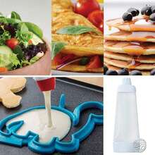 PP Bột Đựng, Đơn Giản Công Suất Lớn Dễ Dàng Vệ Sinh Bột Bóp Bình Dùng Cho Nhà Bếp, Làm Bánh - trắng - Xem 3