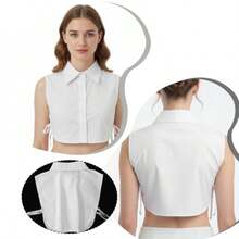 Valentine's DayDetacable Fake Collar W Collar Sirt  Women - Ent F Collars Wit Pointed Design - As Pic - View 5