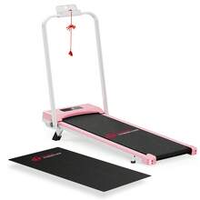Homefitnesscode C1 2-In-1 Walking & Running Folding Treadmill, 1-10KM/H, 5% Manual Incline, LCD Display With Optional Pad - UK Plug(220-240V) - View 15
