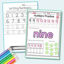Numbers Practice Workbook – Number Tracing And Writing With Counting Activities, Number Order Exercises And Simple Math Tasks, Clear Practice Pages, Builds Number Recognition, Hand Control And Early Math Confidence - Numbers Workbook - View 6