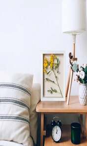 Califortree 8x10 Shadow Box Frame With Linen Back - Sturdy Rustic Memory Display Case Of Flower, Pictures, Medals And More, White - ColorE - View 4