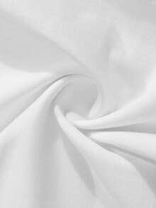 1 pieza Camiseta blanca holgada unisex con estampado de arte de rostro abstracto, adecuada para uso casual diario y de vacaciones - Blanco - Ver 6