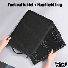 RSP 16-Inch LCD Electronic Football Tactics Tablet, Comes With Stylus Pen And Padded Carrying Case, Football Tactics Training Board, Dedicated Teaching Blackboard, Reusable Digital Strategy Marker Board, Battery Powered With On/Off Switch, Suitable For Football Training, Strategy Planning, Football Club Sports Gift - Black - View 13
