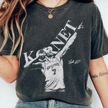 Luke Kornet Shirt, Luke Kornet Basketball Vintage Shirt - 黑色 - 查看 1