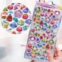 Cartoon Cute Animal Crystal Relief 3D Stickers Scrapbooking Journaling Diary Phone Case Decoration - Multicolor - View 15