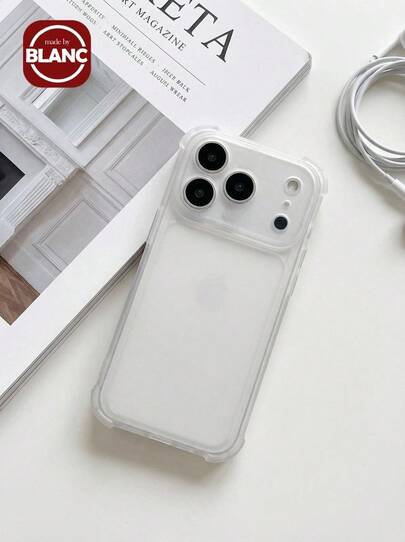 Luxuriöse Schutzhülle mit matten, transparenten Ecken und stoßfester Rückseite, kompatibel mit iPhone 17 Pro Max, 17 Pro, 17, 16 Pro Max, 15, 14, 13, 12 Pro Max, 11