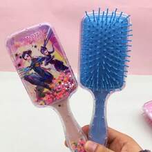 1件装 K-Pop 梦幻女团旋转美发梳套装 - 灵感源自 Lumi 气垫按摩美发梳，防静电设计，打造蓬松发型，CE 认证（款式随机） - 彩色 - 查看 6