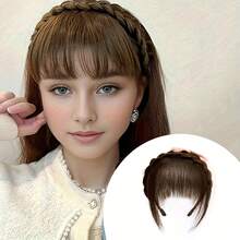 Fashionable Braided Bangs Headband - Stylish Hair Accessory Suitable For Casual Daily Wear - Multicolor - View 9