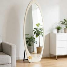 5 Styles Available, 160 X 60cm Full Length Floor Mirror / Random Color Decorative Mirror / Wall Mounted & Standing Dressing Mirror (Random Color) - A - View 3