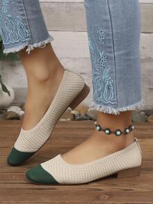 女士时尚休闲沙滩运动鞋 - 綠色 - 查看 3