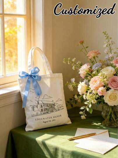 Customized Tote Bags, Wedding Guest Gifts, Birthday Party Favors, Company Logo Bags, Event Souvenirs, Personalized Wedding Welcome Bags, Party Favors, Event Bags, Company Logo Bags, Customized Tote Bags