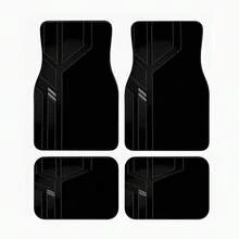 Bộ 4 thảm trải sàn ô tô màu đen và xám thời trang, phù hợp cho xe sedan, xe tải, SUV, là lựa chọn quà tặng lý tưởng. Những tấm thảm này có độ bền cao, rất thích hợp làm thảm lót sàn ô tô, phụ kiện nội thất ô tô và thảm du lịch ngoài trời. - Nhiều màu - Xem 6