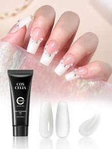 coscelia 1 Set 16ml Pink Transparent Nail Extension Gel, Semi-Transparent Glossy Extension Gel, DIY Manicure Salon Gift For Women - Multicolor - View 2