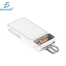 Batería Externa Portátil de 10000mAh con Carga Rápida PD 22.5W y Pantalla Transparente - Blanco - Ver 5