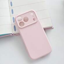 Minimalist Full Coverage Anti-Drop Soft Silicone Phone Case, Compatible With Iphone 17 Pro Max/17 Pro/17/16 Pro Max/16 Pro/16/16 Plus/15/15 Pro Max/15 Pro/15 Plus/11/12/13/14 Pro Max/11 Pro/11 Pro Max/12 Pro/12 Pro Max/13 Pro/13 Pro Max/14 Pro/14 Pro Max/14 Plus, Creative Design For Men And Women, Pink - Pink All-in-one - Upgraded Version - View 6