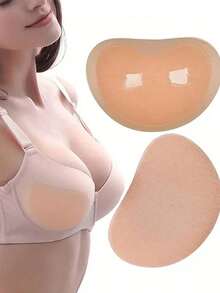 Women's Heart-Shaped Support Pad, Invisible Bra Inserts, Adhesive Bra Accessories To Prevent Breast Sagging And Lift Bust, Suitable For Wedding, Date, Photography, Swimwear, Beach - Multicolor - View 4