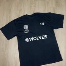 Darc Wolves Women Men T-Shirt Muscle Praying Hands Print Fitness Tee Loose Short Sleeve Darcs Summer Unisex Bodybuilding Tee Top - Black - View 1