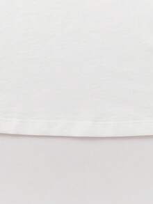 Balabala Unisex Short Sleeve T-Shirt, Classic Round Neck, Breathable Quick-Dry Fabric, Comfortable For Summer Wear - Original White - View 10