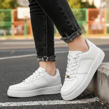Women's And Men's Casual Force Sneakers - Original Fashion - On - 白色/白色 - 查看 8