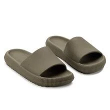 Cloud Slide Sandal Mega Official Promotion Black - xanh quân đội - Xem 3